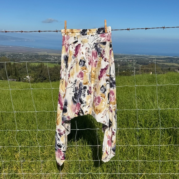 Buddha Pants FLOWER SAVANNAH HAREM PANT Sakura Yoga Xs - Picture 8 of 10